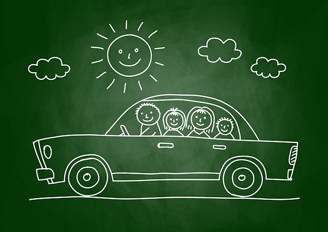 Sur le trajet des vacances