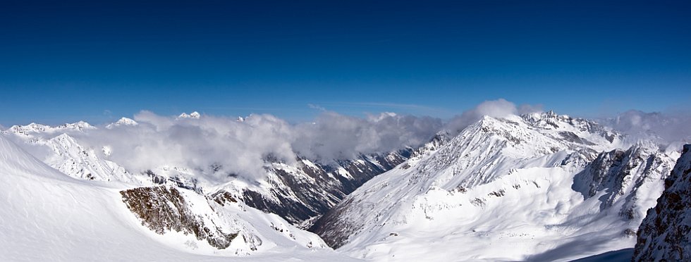 Pra Loup : panorama sur les Alpes du Sud