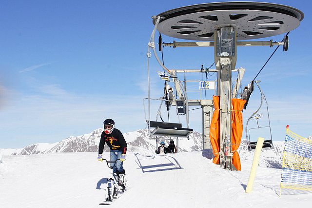 Snowscoot à Pra Loup