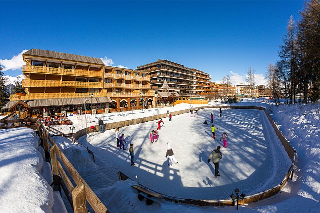Patinoire naturelle de Pra Loup