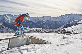Skicross à l'Alpe d'Huez