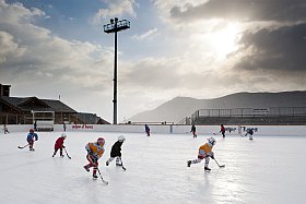 Patinoire à l'Alpe d'Huez