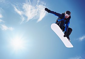 snowboarder Les 2 Alpes