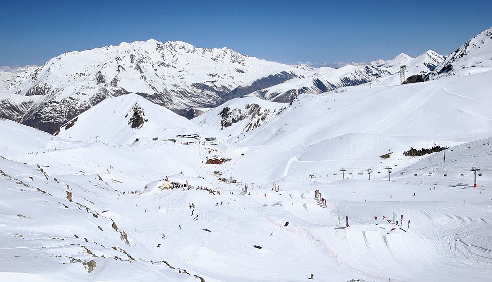 Snowpark Les 2 Alpes en Isère