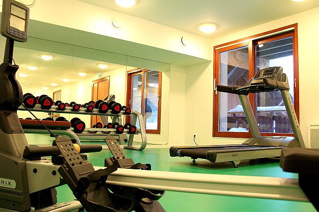 L'espace fitness de la résidence Les Cascades-Les Epinettes