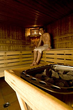 Séance de sauna