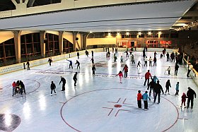 La patinoire de Vaujany