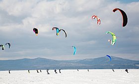snowkite à Autrans dans le Vercors