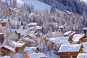 village savoyard Méribel en Savoie