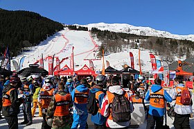 hiver à la neige à Méribel