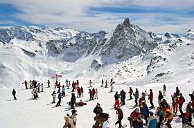 domaine skiable Trois Vallées dans les Alpes