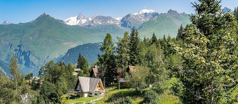 Les Arcs une station des Alpes