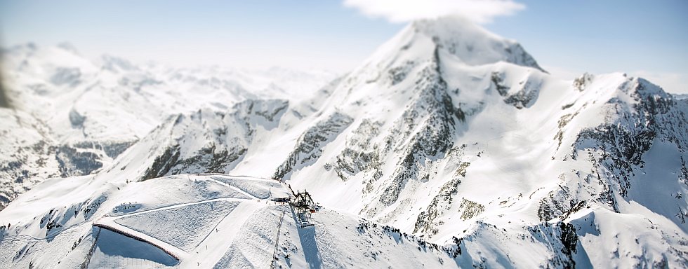 panorama Aiguille rouge au domaine skiable paradiski