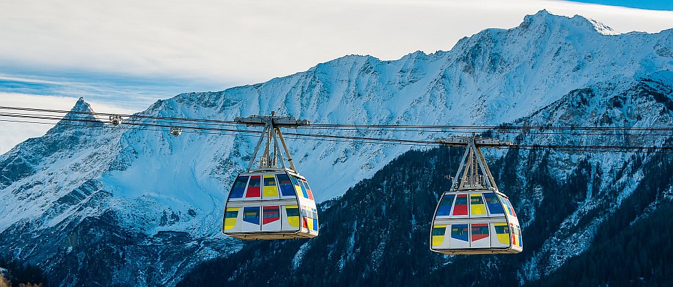 le paradiski en image aux Arcs