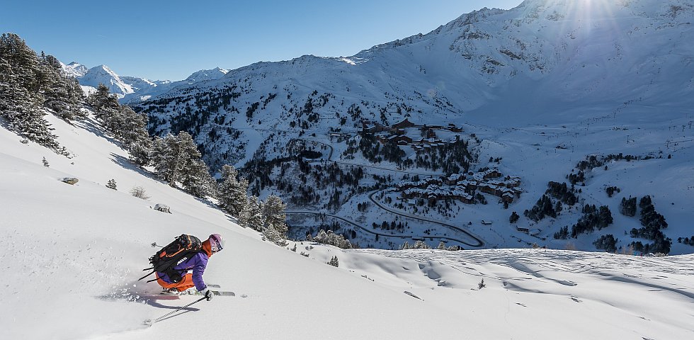 ski alpin en Savoie aux Arcs à Paradiski