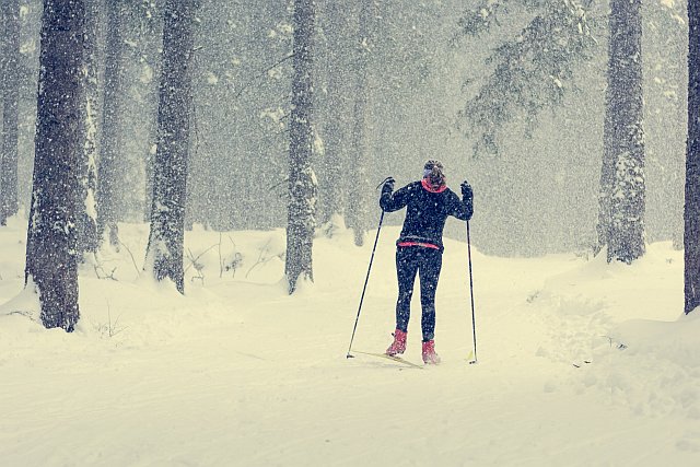 ski de fond à la Plagne Montalbert et Montchavin