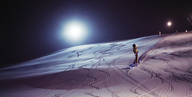 ski de nuit à la Plagne