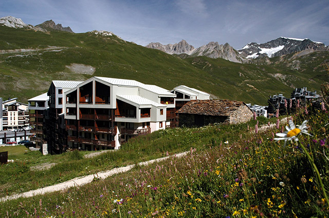 Résidence Le Hameau du Borsat en été