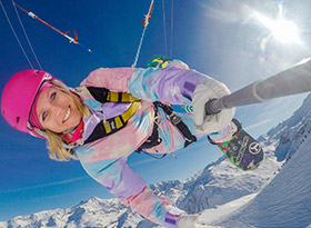 bun j ride en action à Tignes