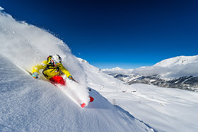 ski freeride à Tignes