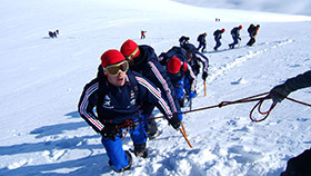 expédition randonnée glaciaire Grande Motte