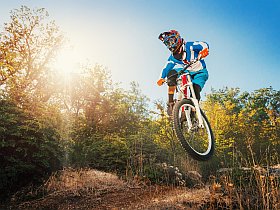 saut VTT cross à Cauterets