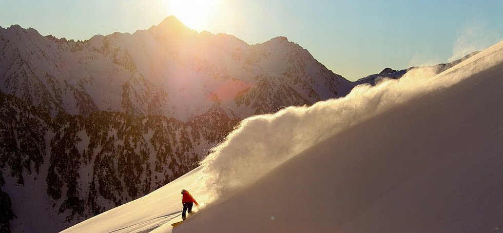 ski freeride au cirque du Lys à Cauterets