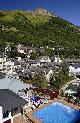 panorama Cauterets depuis la résidence vacances