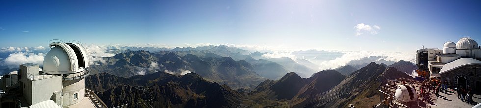 panorama Pic du Midi dans les Pyrénées