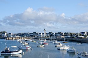 Port de Roscoff départ de la Vélodyssée en Bretagne