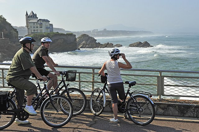 Vélodyssée à Biarritz en vacances