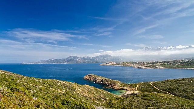 Paysage vue du cap corse