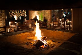 chalet prestige feu de bois