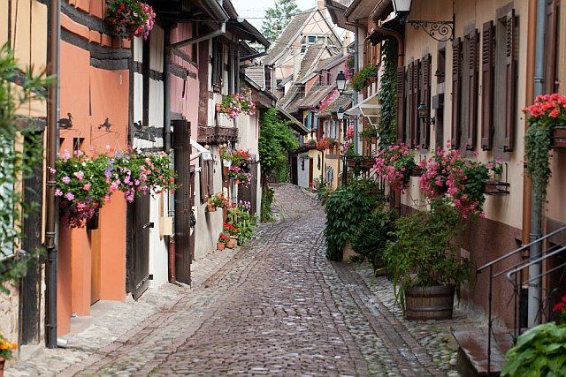Eguisheim en Alsace, classé plus beau village de France
