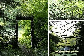 Passage, installation pour le Domaine de Chaumont-sur-Loire, 2015